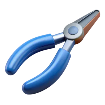 a pair of pliers on a white background