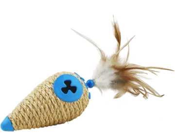 a toy with a feather on top of it
