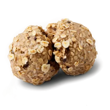 two oats on a white surface