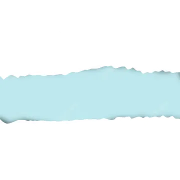 a torn piece of paper on a white background