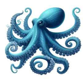 an octopus with tentacles and tentacles