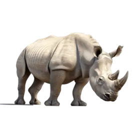 an image of a rhino on a white background