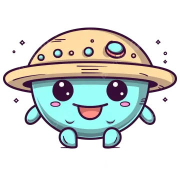 a cartoon character wearing a hat and smiling