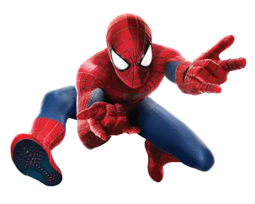 a spider is jumping in the air
