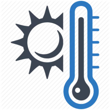 a thermometer icon