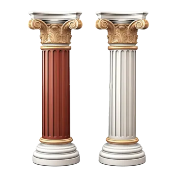 a pair of classical columns