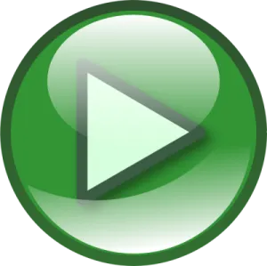 a green play button