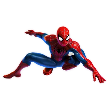 a man in a spider suit is posing