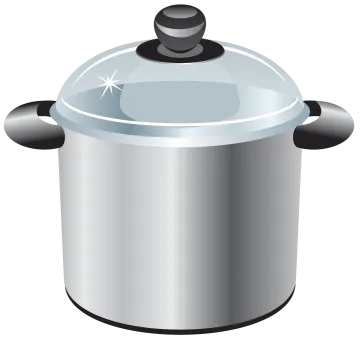 a pot with a lid on it