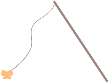 an arrow with a bow on it