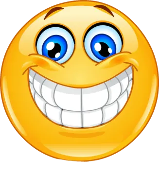 a smiley face with a big smile