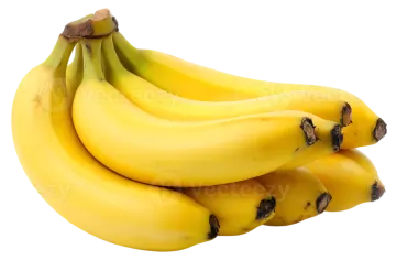 a bunch of bananas on a white background