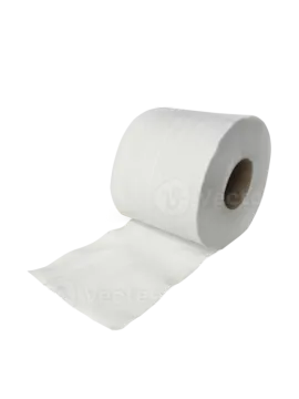 a roll of toilet paper on a white background