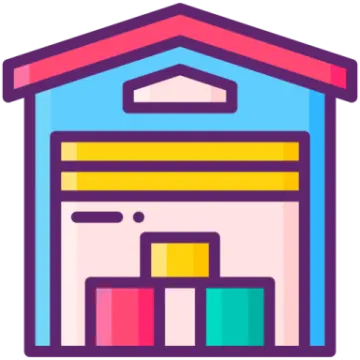 an illustration of a colorful house