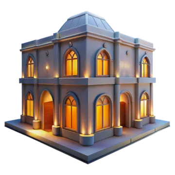 a 3d model of a house