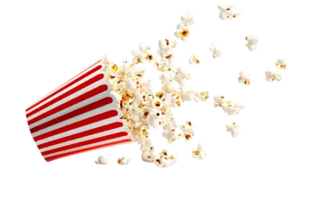 red and white popcorn