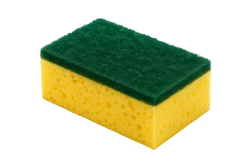 a sponge on a white background