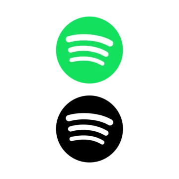 a green and black logo for spotify