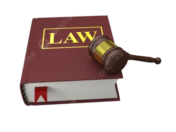a law book with a gavette on top of it