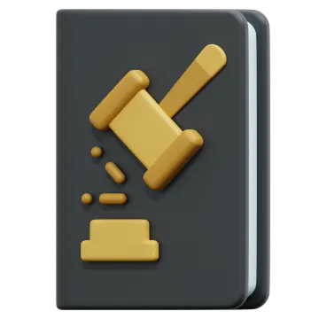 a black and yellow button with a hammer on it