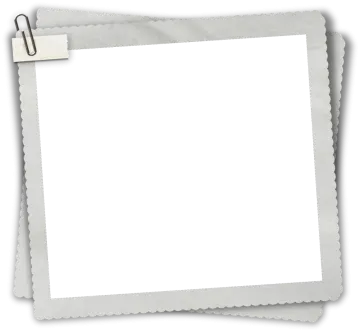 a piece of paper with a clip on it