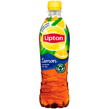 a bottle of lemon soda