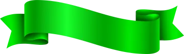 a green ribbon