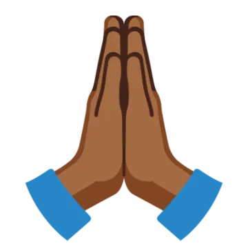 a pair of hands folded in prayer
