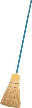 a broom on a white background