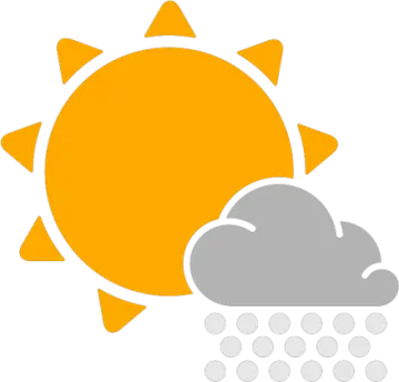 the sun and clouds