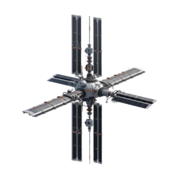 a model of the space station