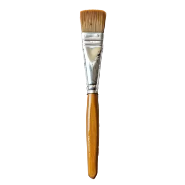 a paint brush on a white background