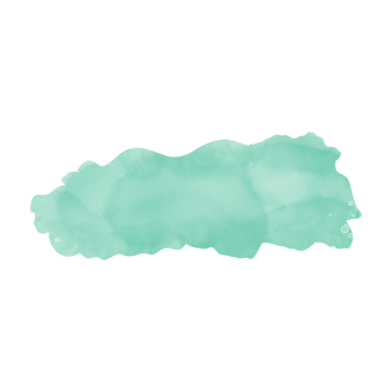 a green watercolor stain on a white background