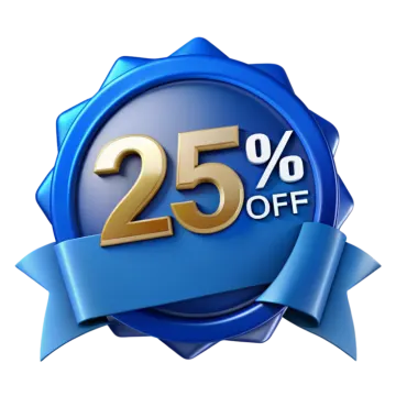 25 % off sale badge