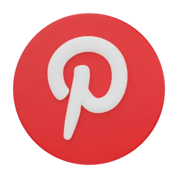 a red pin icon with the pin on it