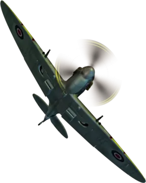 a small plane flying through the air