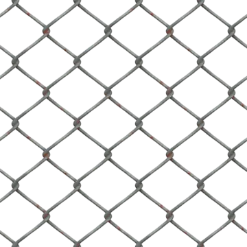 an image of a metal wire fence