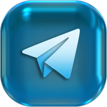 a blue button with an arrow on it