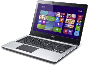 a laptop with windows on the screen