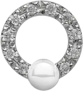 an image of a white ball with diamonds in the middle