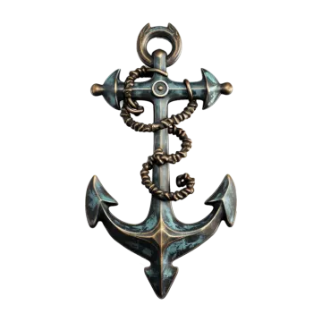 an anchor on a white background