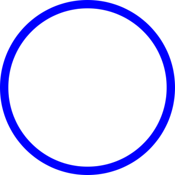 a black circle on a white background