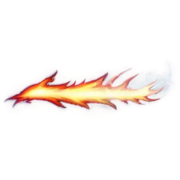 a drawing of a fire