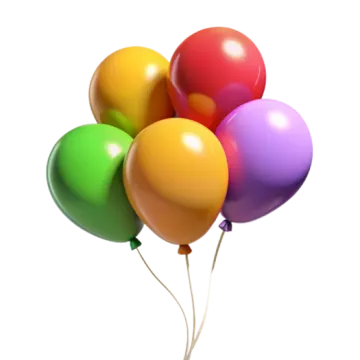 a bunch of balloons