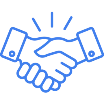 two hands shaking over each other hands