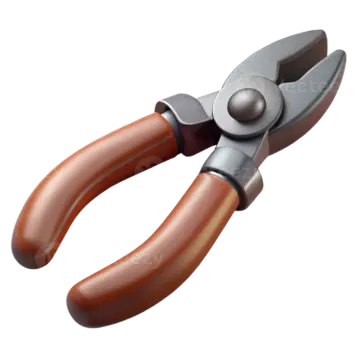 a pair of pliers on a white background