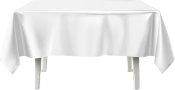 a white tablecloth on top of a chair