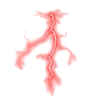 a drawing of a lightning bolt