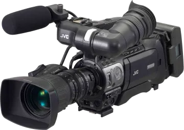 a video camera on a white background