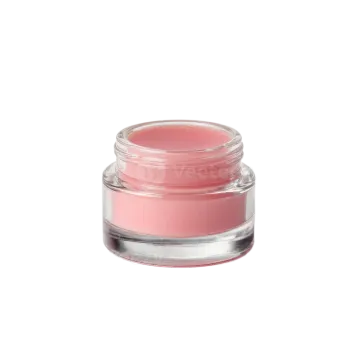 a close up of a pink lip with a white background